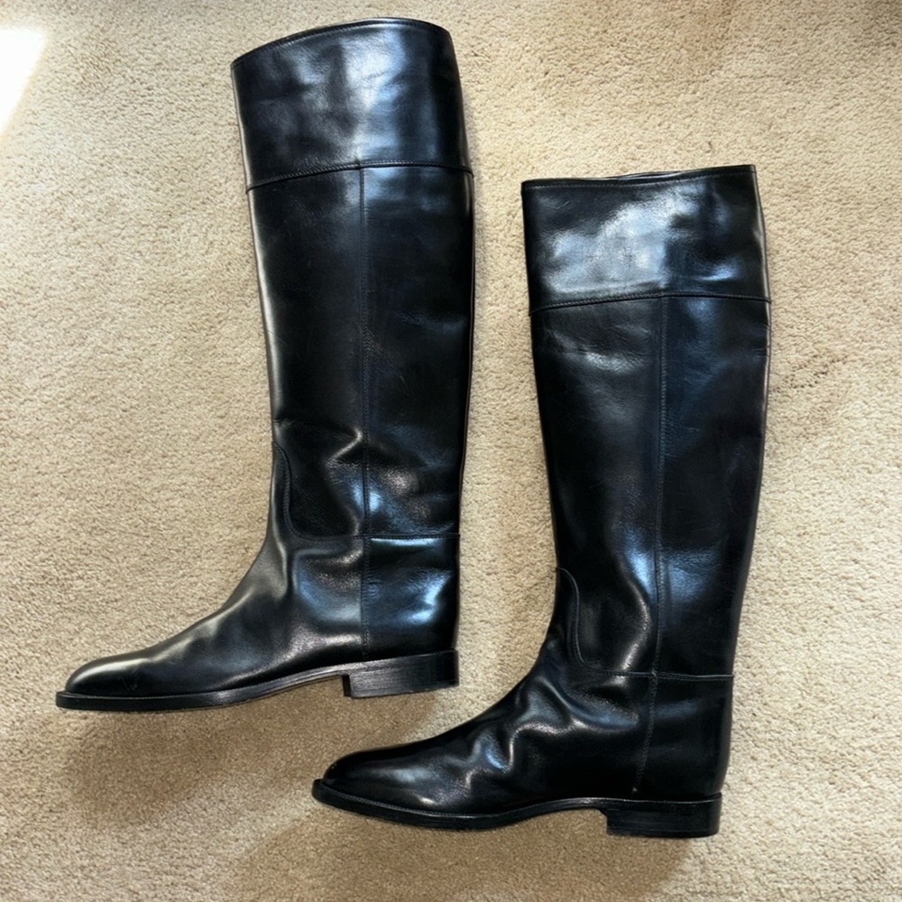 Sergio Rossi leather boots